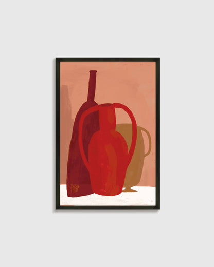 Vasi Di Terracotta by Marco Marella - 17.25"x25.25" / White
