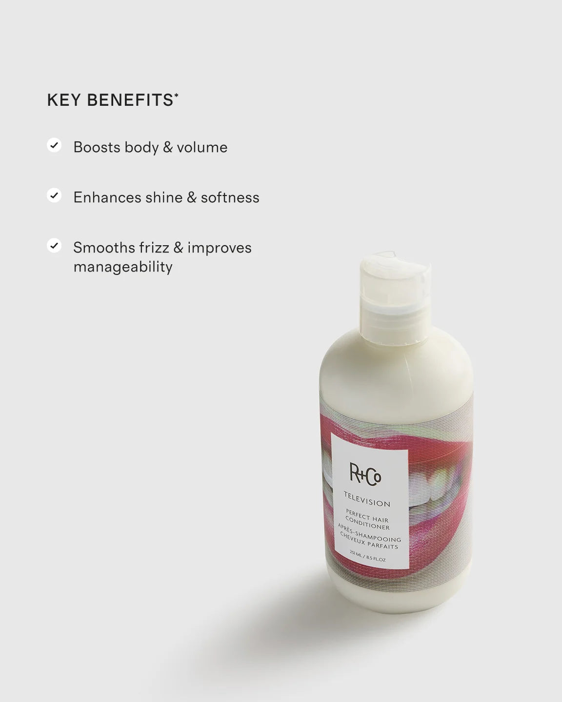 Television Perfect Hair Conditioner 8.5oz by R+Co - One Size / No Color