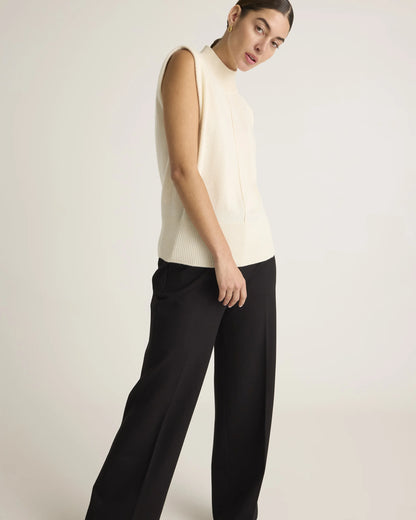 Ultra-Stretch Ponte Trouser - 0 / Navy
