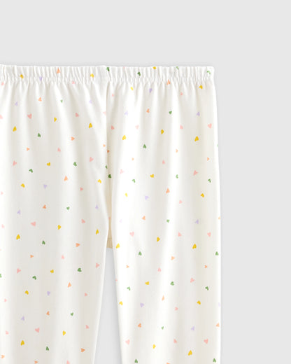 Organic Cotton Leggings - 2T / Red