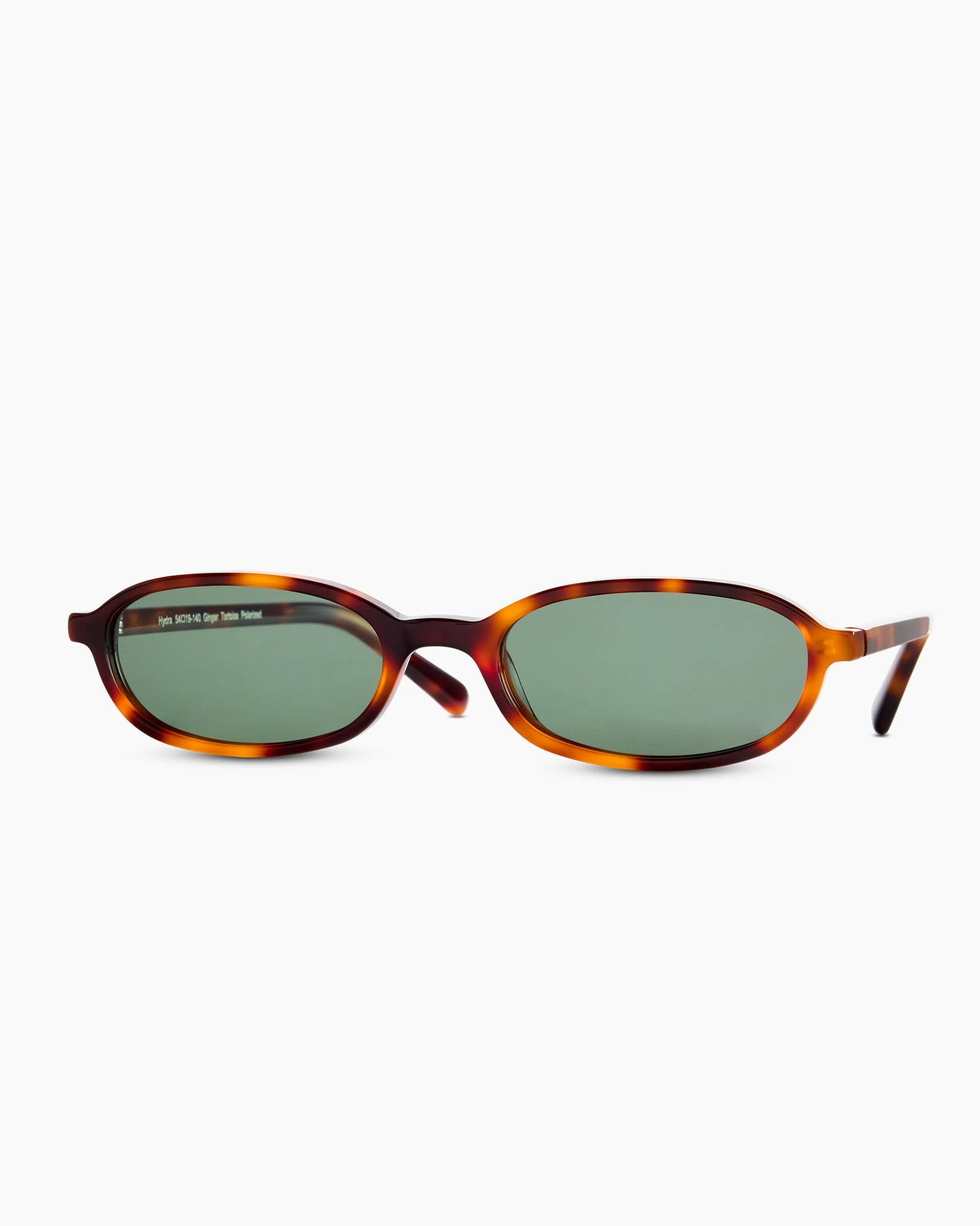 Hydra Polarized Acetate Sunglasses - One Size / Black with Green lens