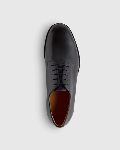 Calfskin Leather Derby - 7 / Brandy