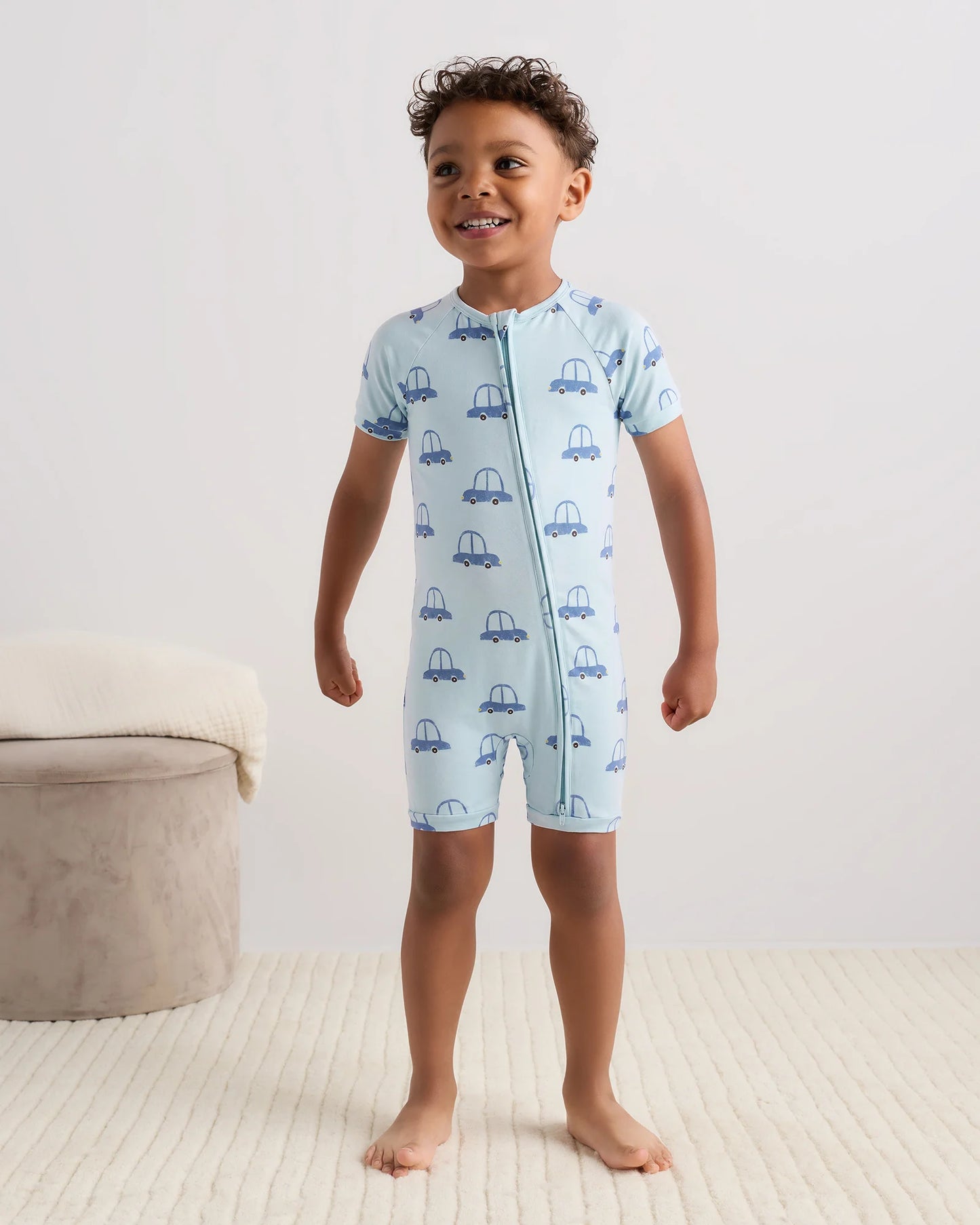 Bamboo Shortie Onesie Pajama - 2T / Sunshine