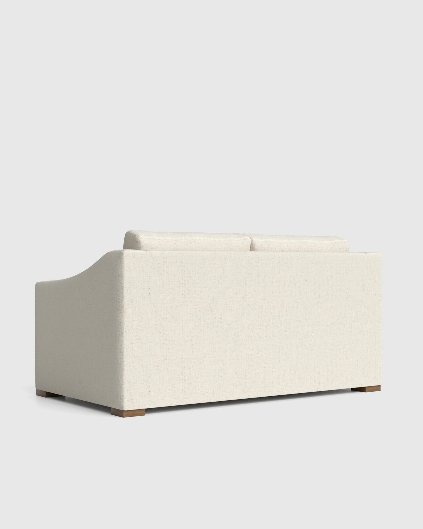 Hollis Slope Arm Sofa in Performance Chenille Linen Blend - 72" / Snow