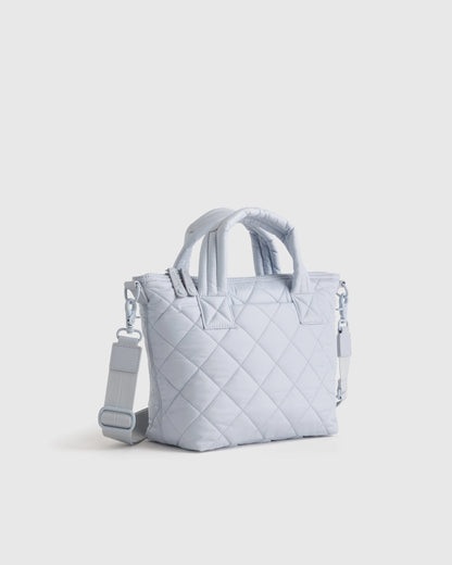 Transit Quilted Small Crossbody Tote - One Size / Taupe Brown