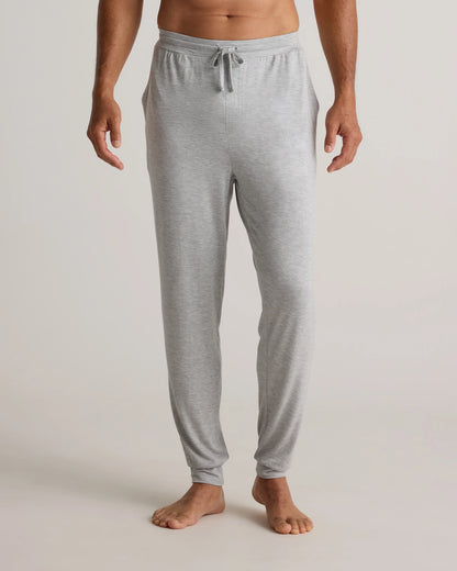Bamboo Jersey Lounge Jogger - S / Heather Grey