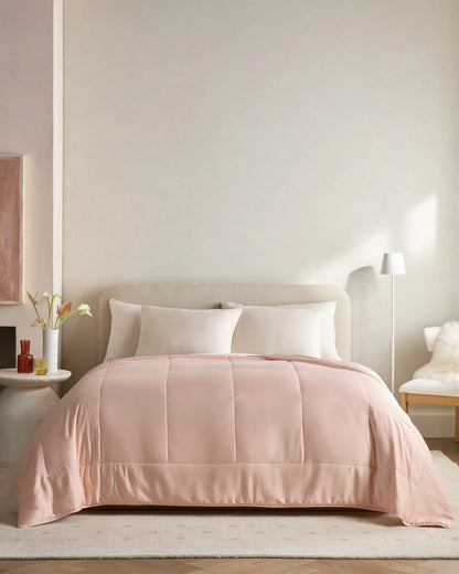 Bamboo Comforter - Twin / Soft Pink
