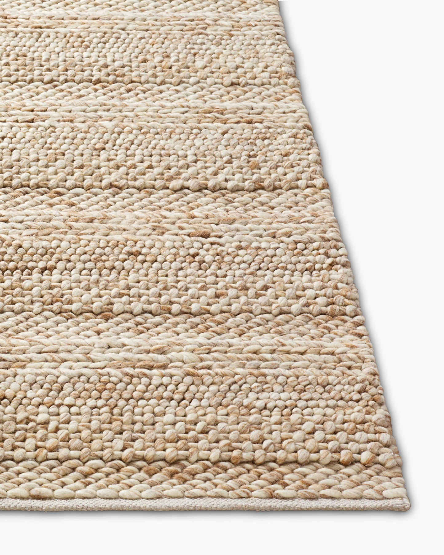 Rowan Handwoven Wool Rug - 5' x 8' / Sand