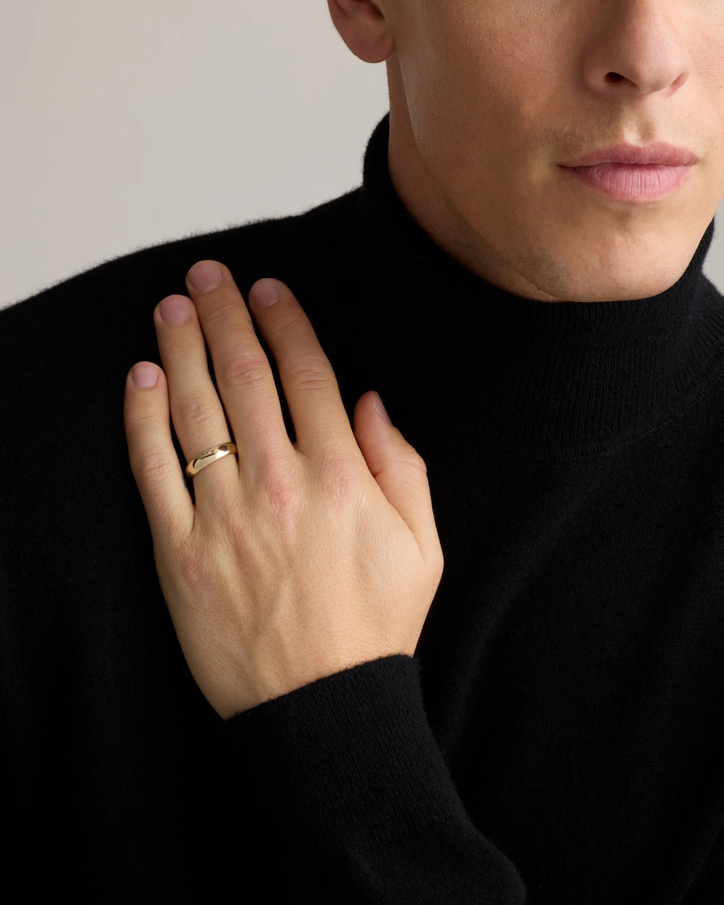 Low Dome Band - 5mm - 6 / Yellow Gold