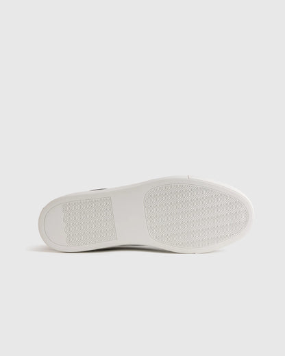 Italian Leather Everyday Sneaker - 7 / Black/Black