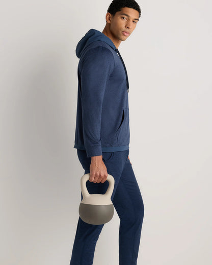 Flowknit Performance Hybrid Pullover Hoodie - S / Heather Green