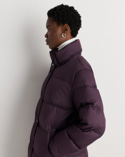 Responsible Down Long Puffer Jacket - XS / Black