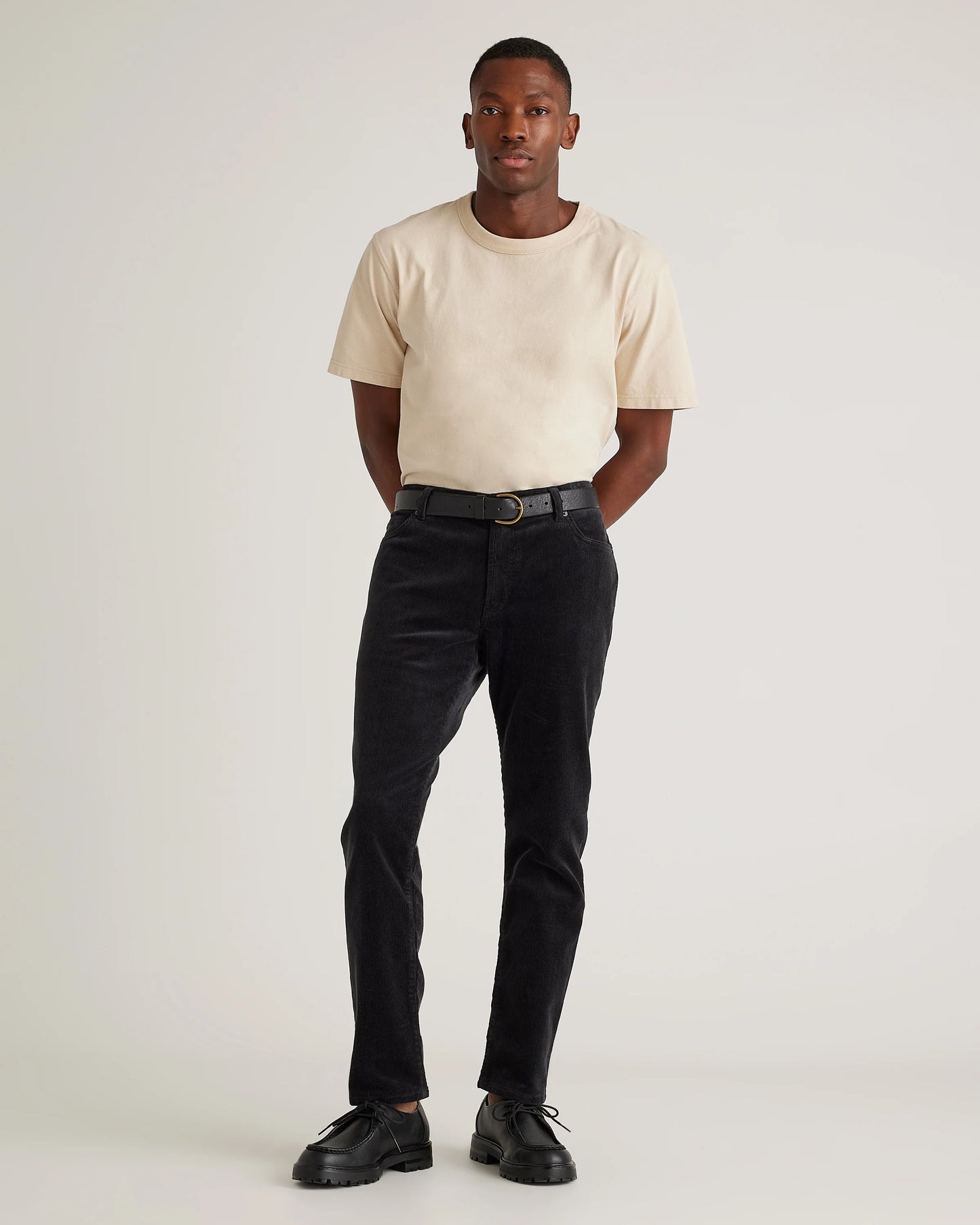 Organic Stretch Corduroy 5-Pocket Pants - 30X30 / Espresso