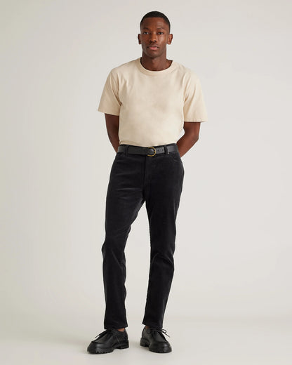 Organic Stretch Corduroy 5-Pocket Pants - 30X30 / Espresso