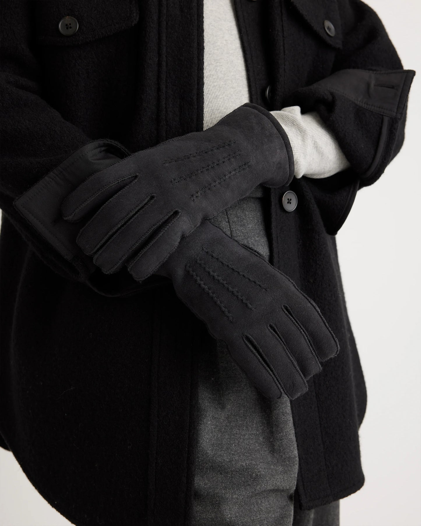 100% Australian Shearling Gloves - S / Pecan