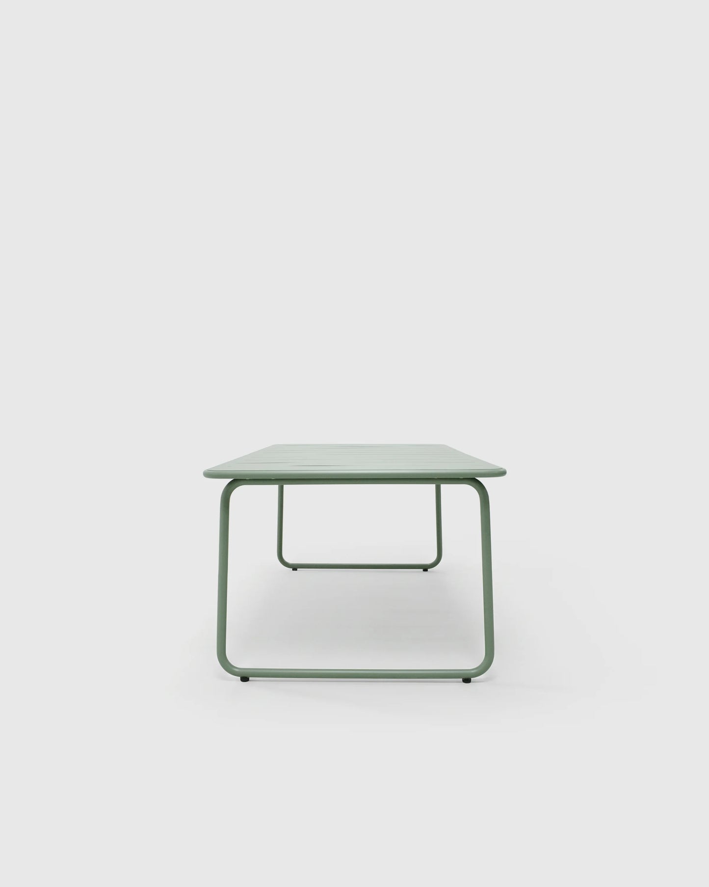 Powder-Coated Aluminum Outdoor Dining Set - One Size / Sage Green