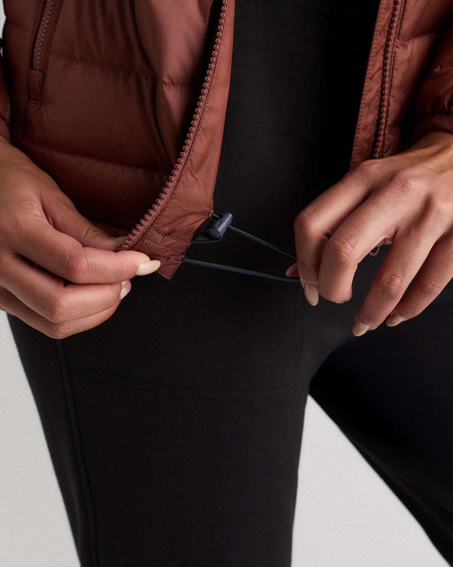 Lightweight Down Packable Puffer Jacket - XS / Black