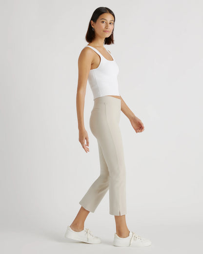 Ultra-Stretch Ponte Kick Flare Pants - XS / Olive