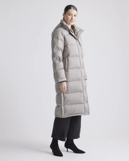 Responsible Down Long Puffer Jacket - XS / Black