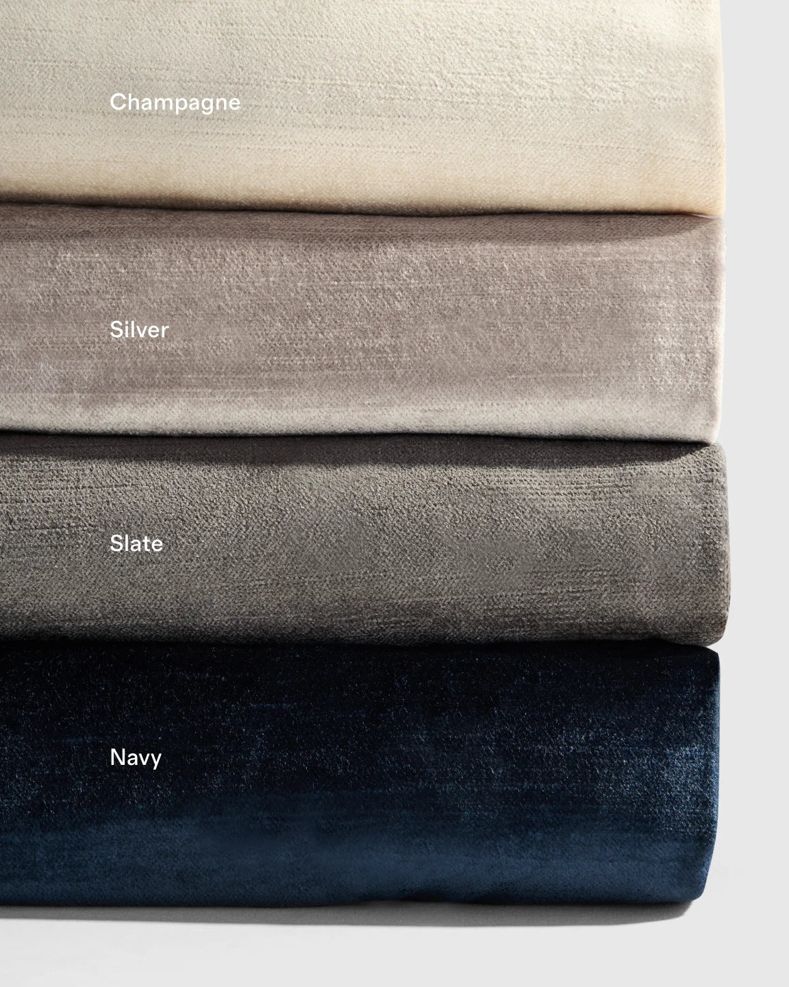 Luster Velvet True Blackout Curtain - Single Panel - 48x84 / Champagne