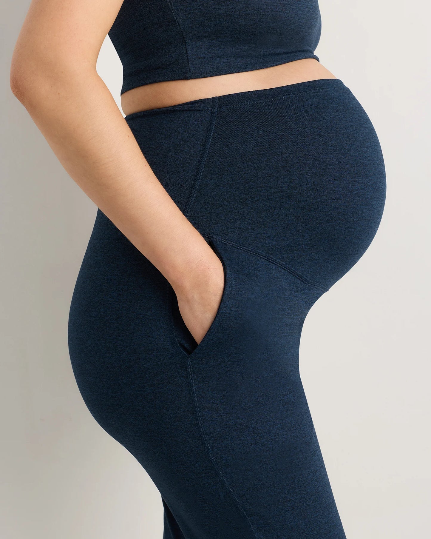 Ultra-Soft Maternity Joggers - XS / Heather Black
