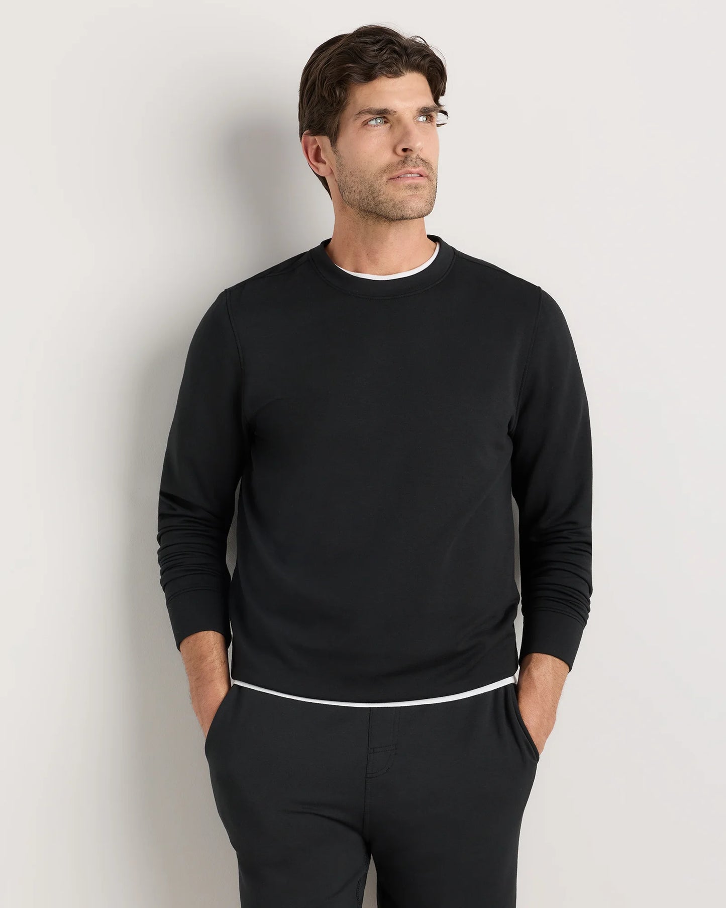 Supersoft Fleece Crew - XS / Heather Oatmeal
