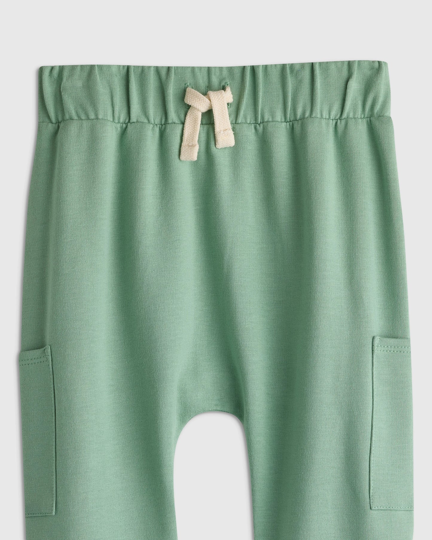 Organic Cotton French Terry Pocket Pants - 2T / Vintage Blue