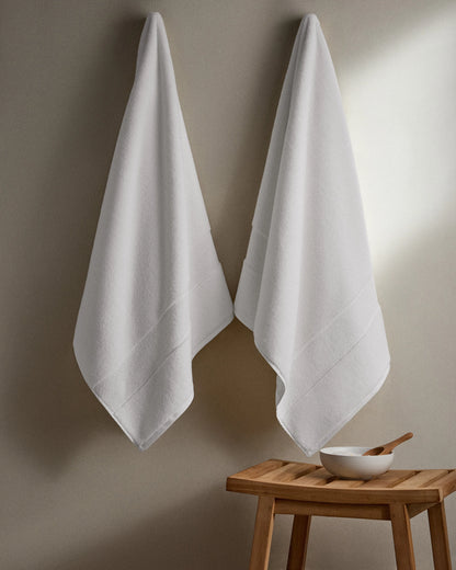Classic Organic Turkish Cotton Bath Bundle (4 pieces) - One Size / White