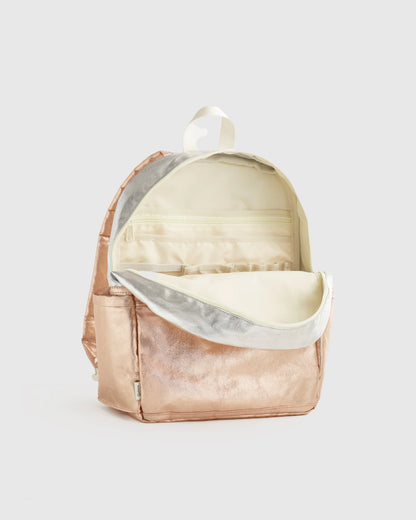 Recycled Double Pocket Backpack - One Size / Rainbow Clouds
