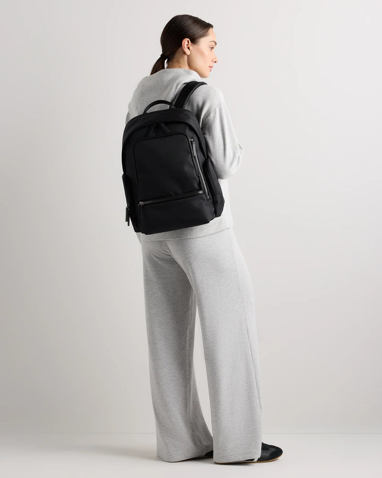 Voyage Nylon Commuter Backpack - One Size / Black