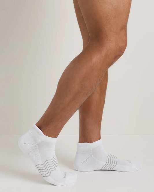 Everyday Cotton Solid Ankle Socks (4-pack) - S / White