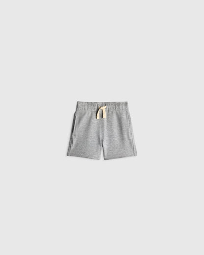 Organic Cotton French Terry Short - 3-6M / Heather Grey