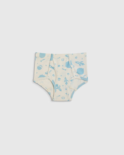 Boys 100% Organic Cotton Classic Briefs 7-pack - 6 / Boy Mix Prints