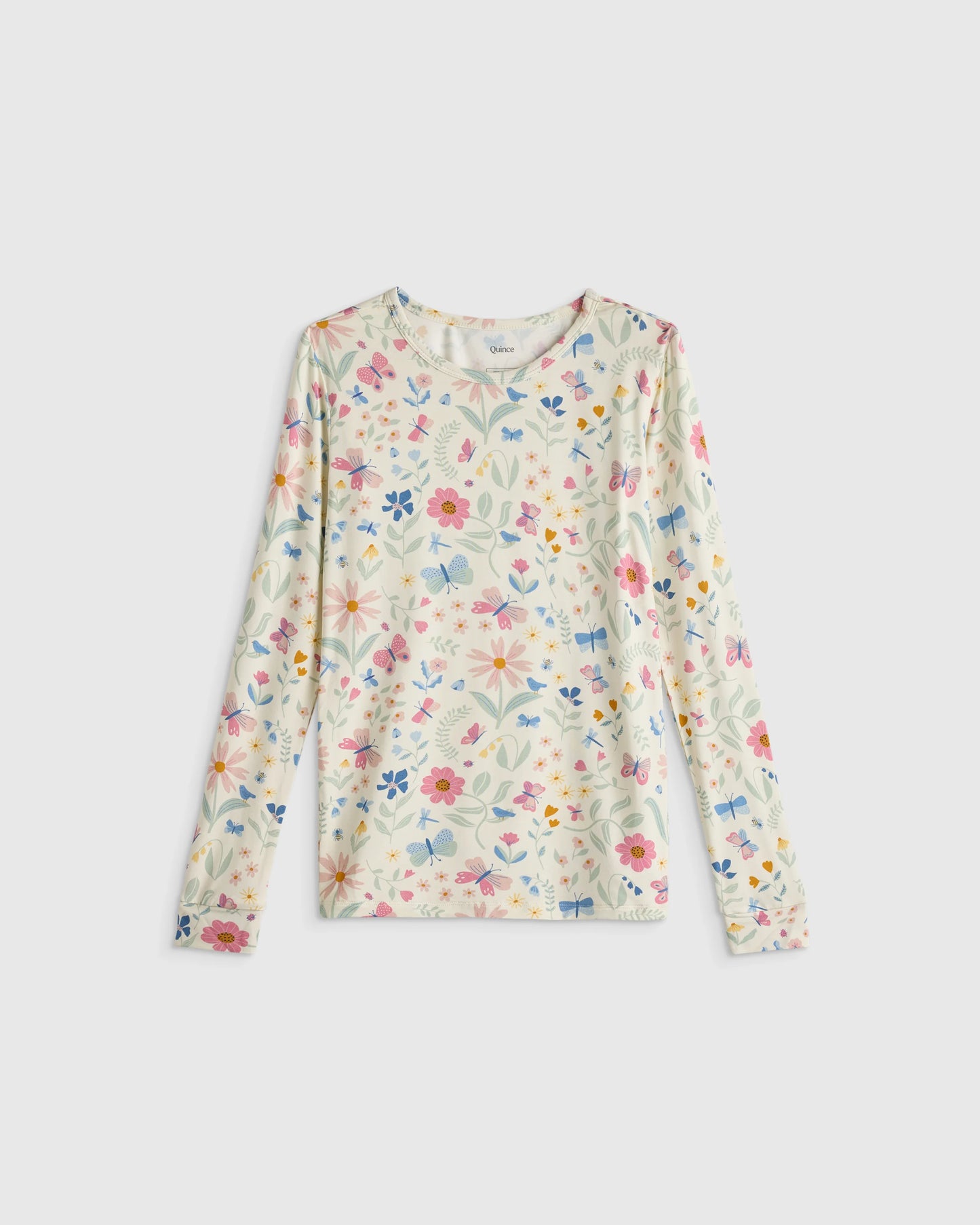 Bamboo Long Sleeve and Pant Pajama Set - 2T / Wildflower Dreams