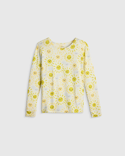 Bamboo Long Sleeve and Pant Pajama Set - 2T / Wildflower Dreams