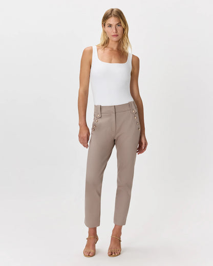 Ultra-Stretch Ponte Straight Leg Mariner Pants - XS / Morel Grey