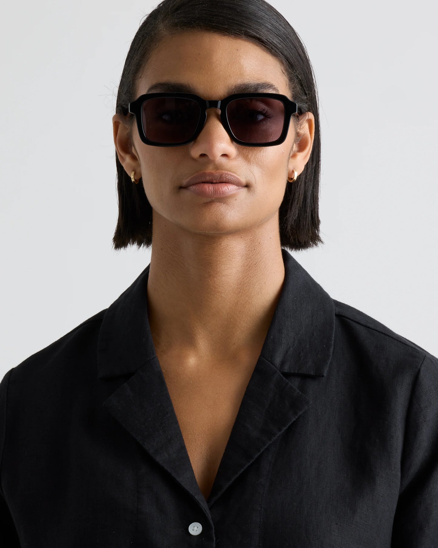 Tulum Polarized Acetate Sunglasses - Standard / Clear Spice with Deep Rose lens