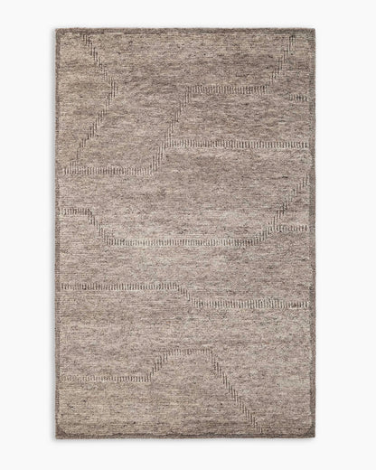 Wynona Hand-Knotted Wool Rug - 5' x 7'6" / Beige