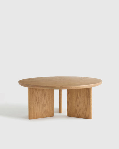 Solid Oak Accent Table - 36" Coffee Table / Natural