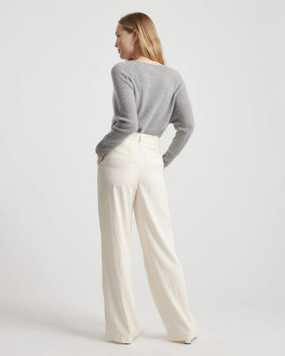 Mongolian Cashmere Boatneck Sweater - XS / Black