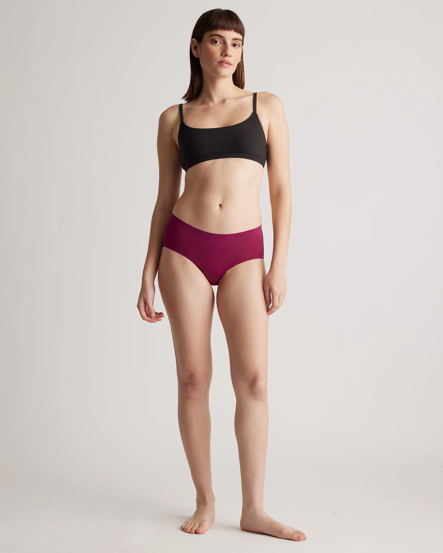Invisible Bonded Brief (6-Pack) - XS / Plum