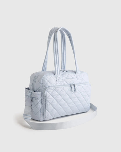 Transit Quilted Duffle Bag - One Size / Taupe Brown