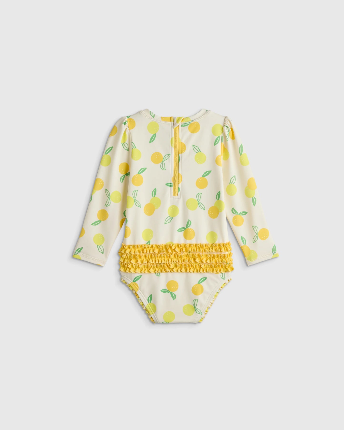 Long Sleeve Tie One-Piece Swimsuit - 2T / Soft Ditsy Floral