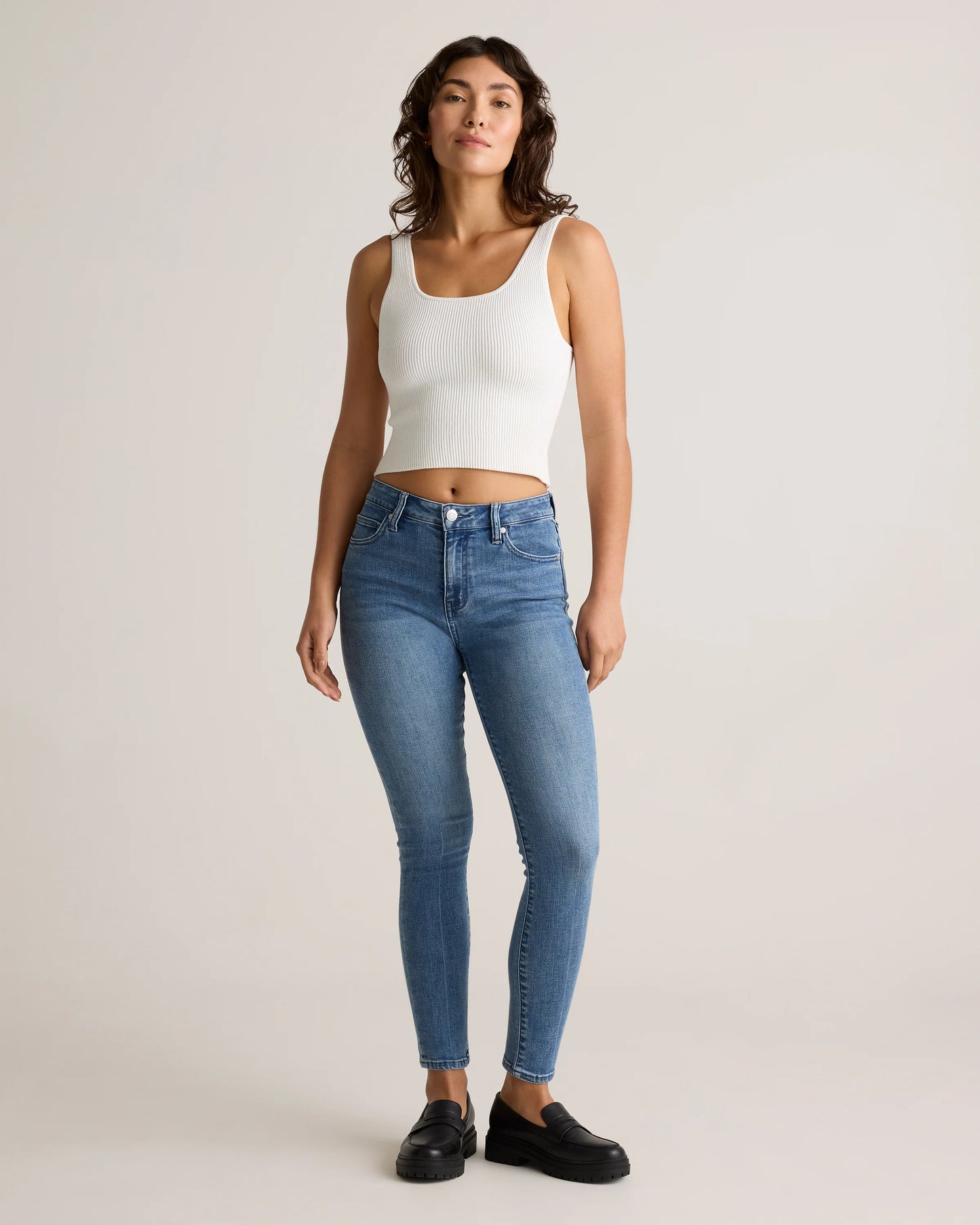 Bella Stretch Skinny Jeans - 24 / Black