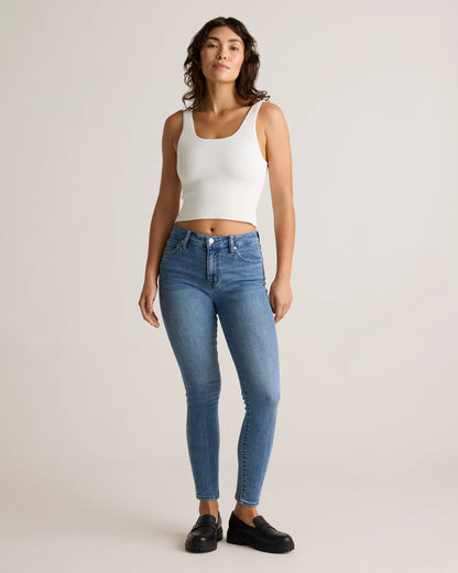 Bella Stretch Skinny Jeans - 24 / Seaside Blue
