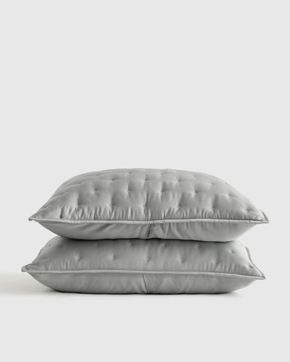 Bamboo Dream Quilted Sham Set - Standard / Sage