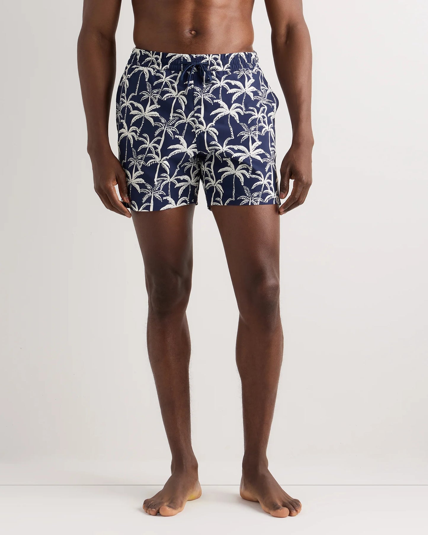 Italian Swim Trunks - 5.5" - XS / Navy Diamond Geo
