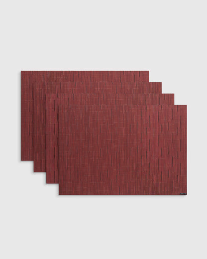 Bamboo Easy-Care Rectangular Placemat, Set of 4 by Chilewich - One Size / Coconut