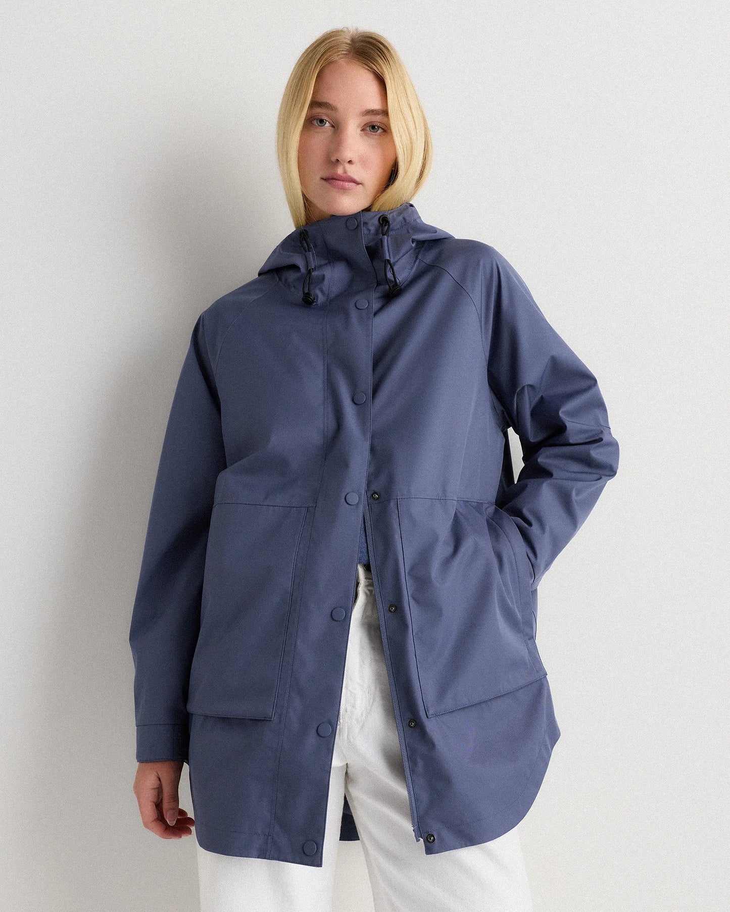 Weather Proof Oversized Rain Jacket - XS / Tea Green