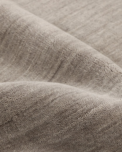Indie Hand-Loomed Wool Rug - 5' x 8' / Taupe
